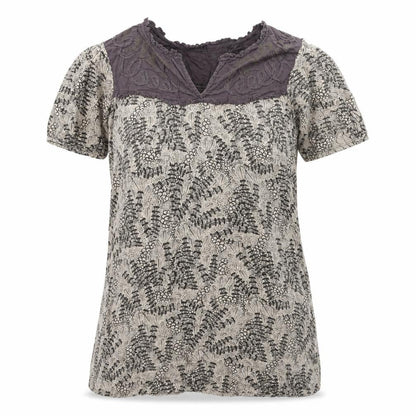 Womens UK Size 6 NEXT Brown Basic T-Shirt