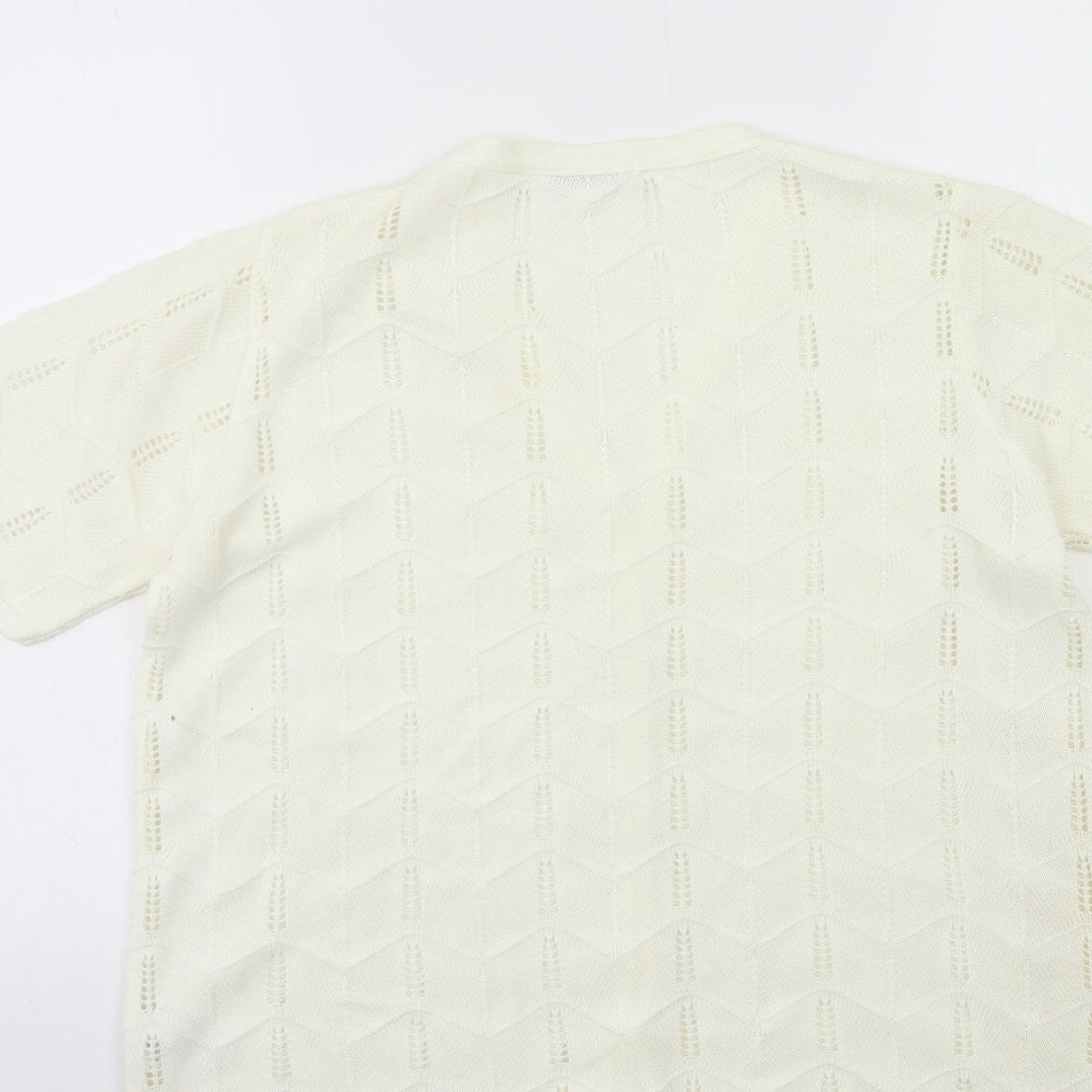 Womens UK Size M Bonmarché Beige Cardigan Jumper
