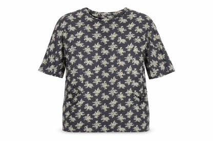 Womens UK Size S Vouley Vous Grey Basic Blouse