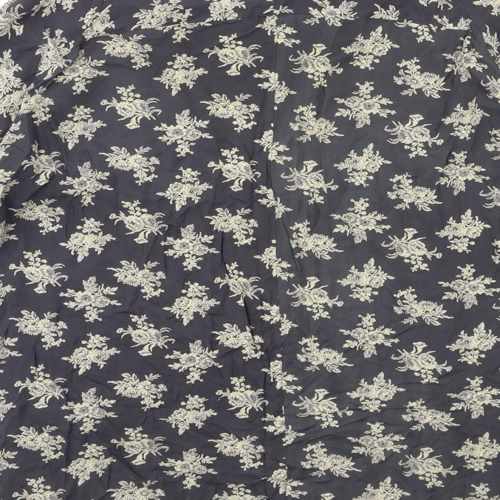 Womens UK Size S Vouley Vous Grey Basic Blouse