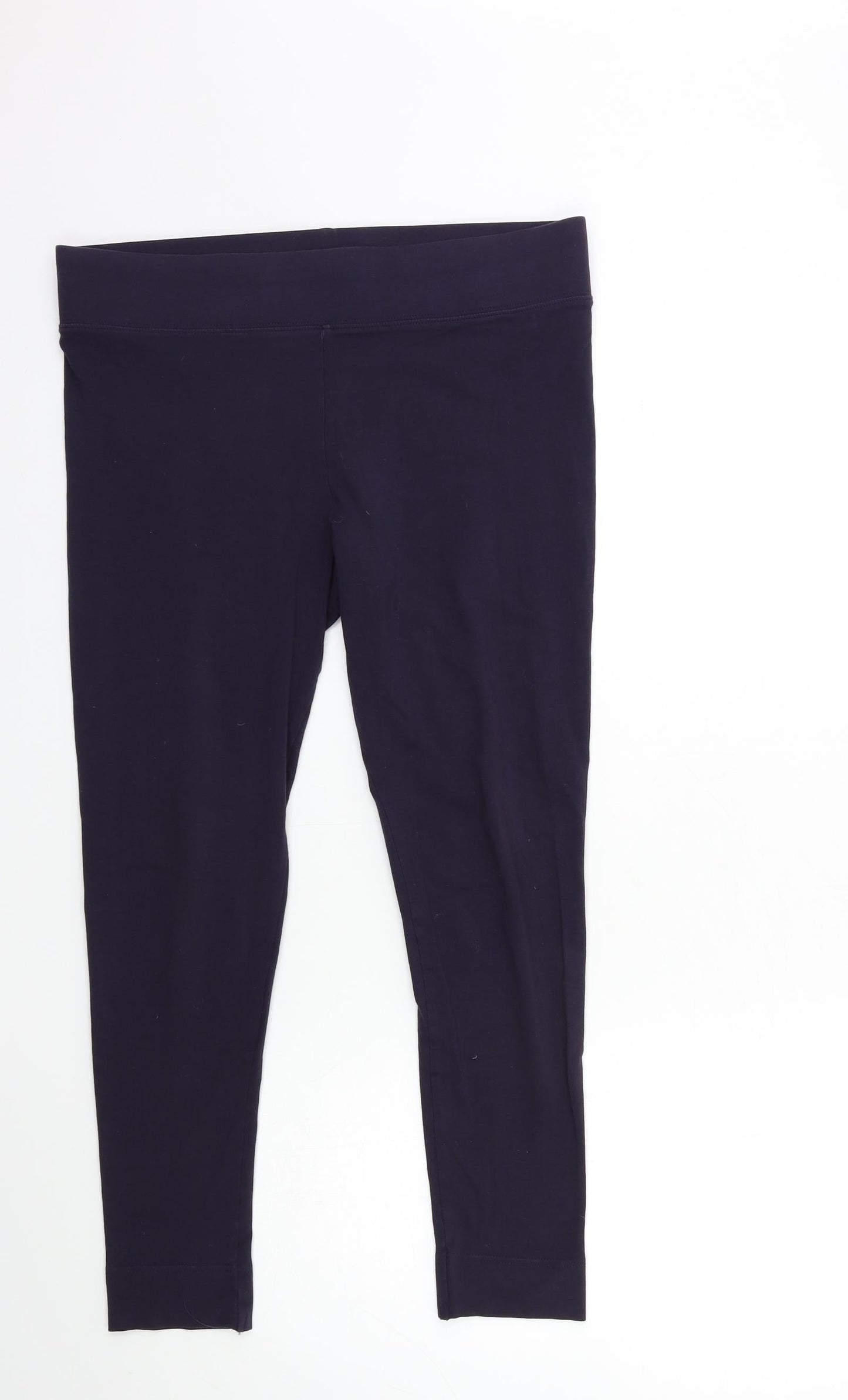 Womens UK Size 14 Marks and Spencer Regular Fit Capri Purple Trousers