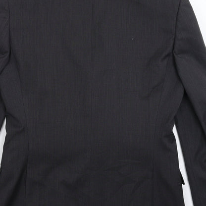 John Lewis Mens Grey   Jacket Suit Jacket Size 38