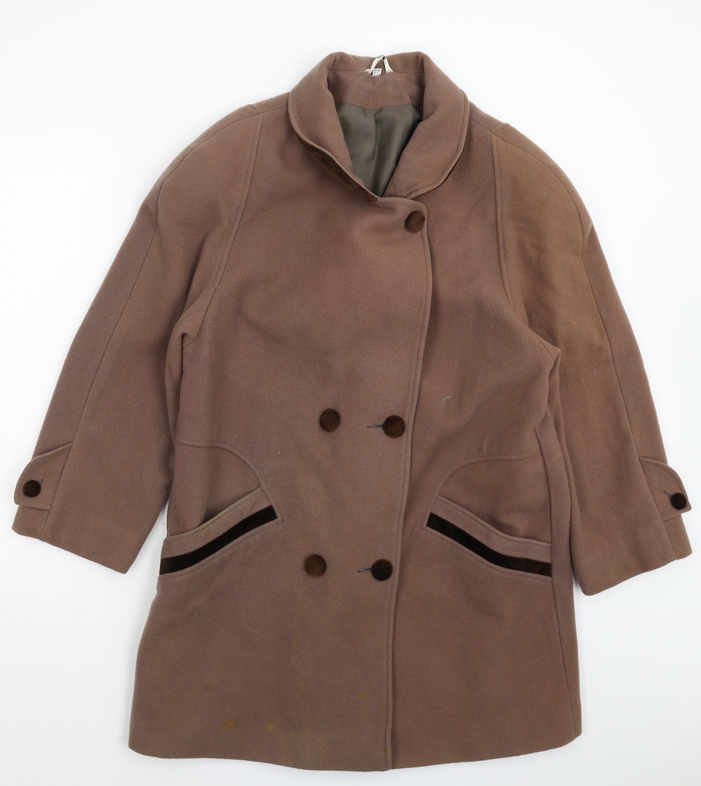 Klass Womens Grey   Pea Coat Coat Size 12