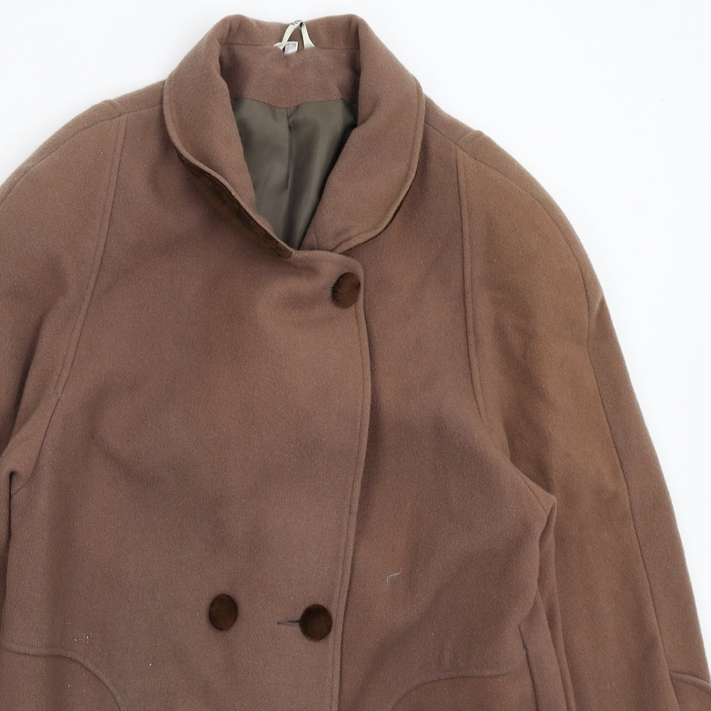 Klass Womens Grey   Pea Coat Coat Size 12