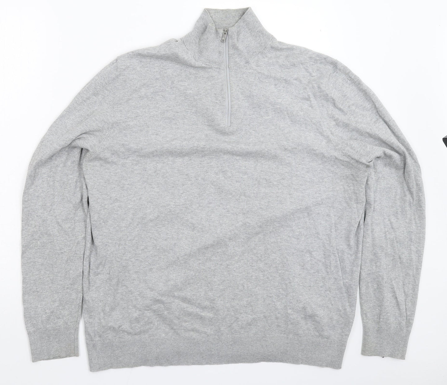 Burton Mens Grey  Knit Pullover Jumper Size XL