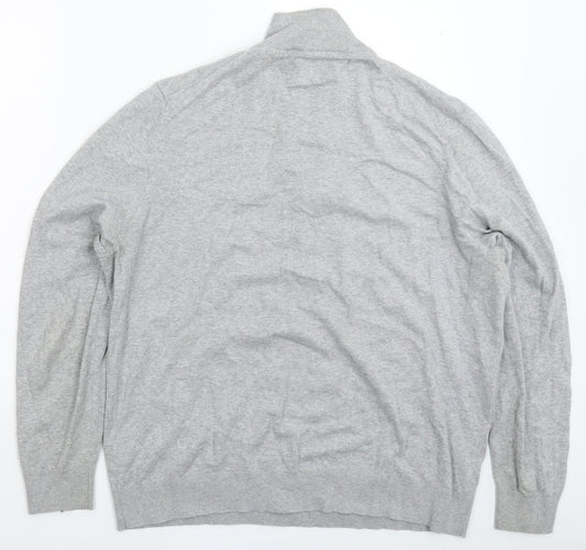 Burton Mens Grey  Knit Pullover Jumper Size XL