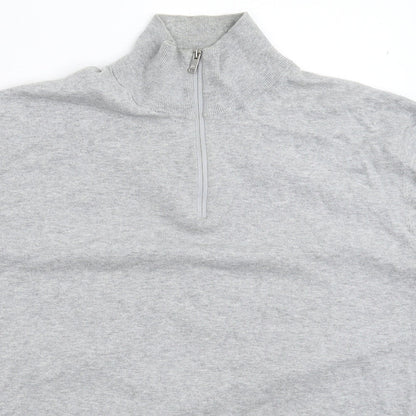 Burton Mens Grey  Knit Pullover Jumper Size XL