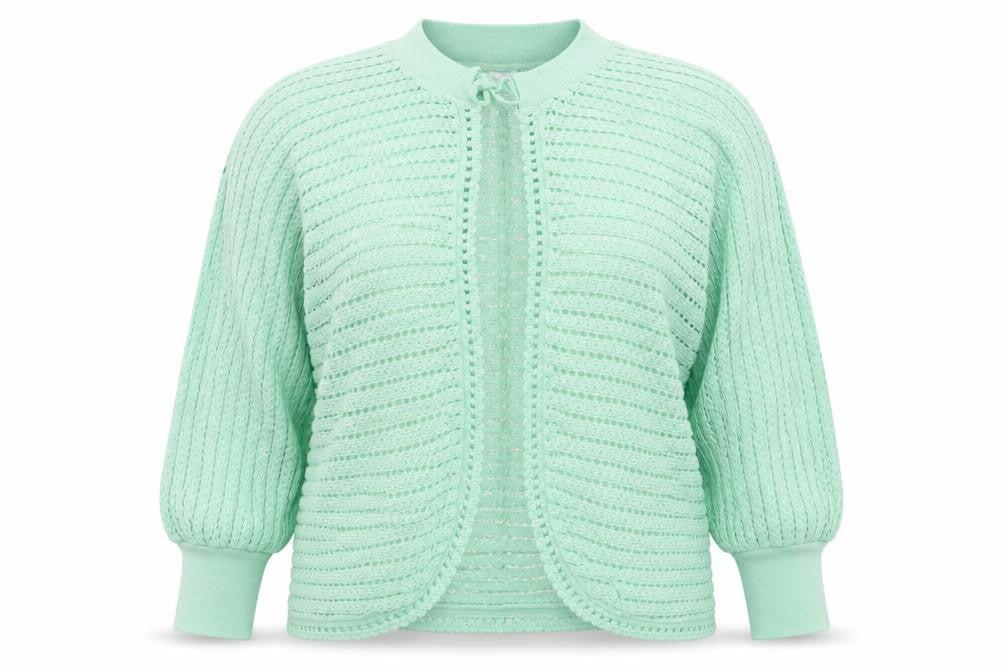 Womens UK Size L BHS Green Cardigan Jumper