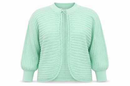 Womens UK Size L BHS Green Cardigan Jumper