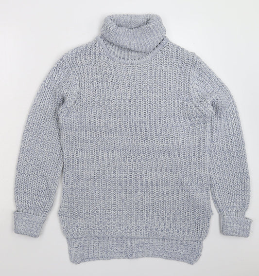 Lotties Womens Blue  Knit Pullover Jumper Size 14