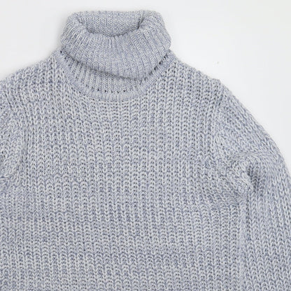Lotties Womens Blue  Knit Pullover Jumper Size 14