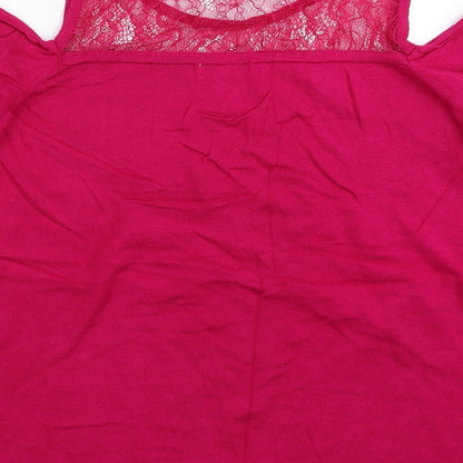 Womens UK Size 12 Matalan Pink Pullover Jumper