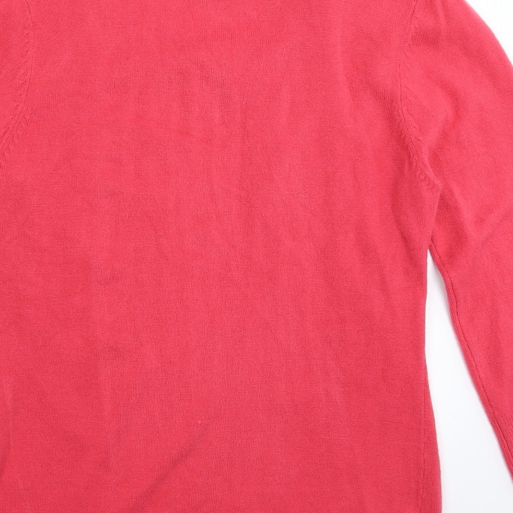 Womens UK Size L Klass Pink Pullover Jumper