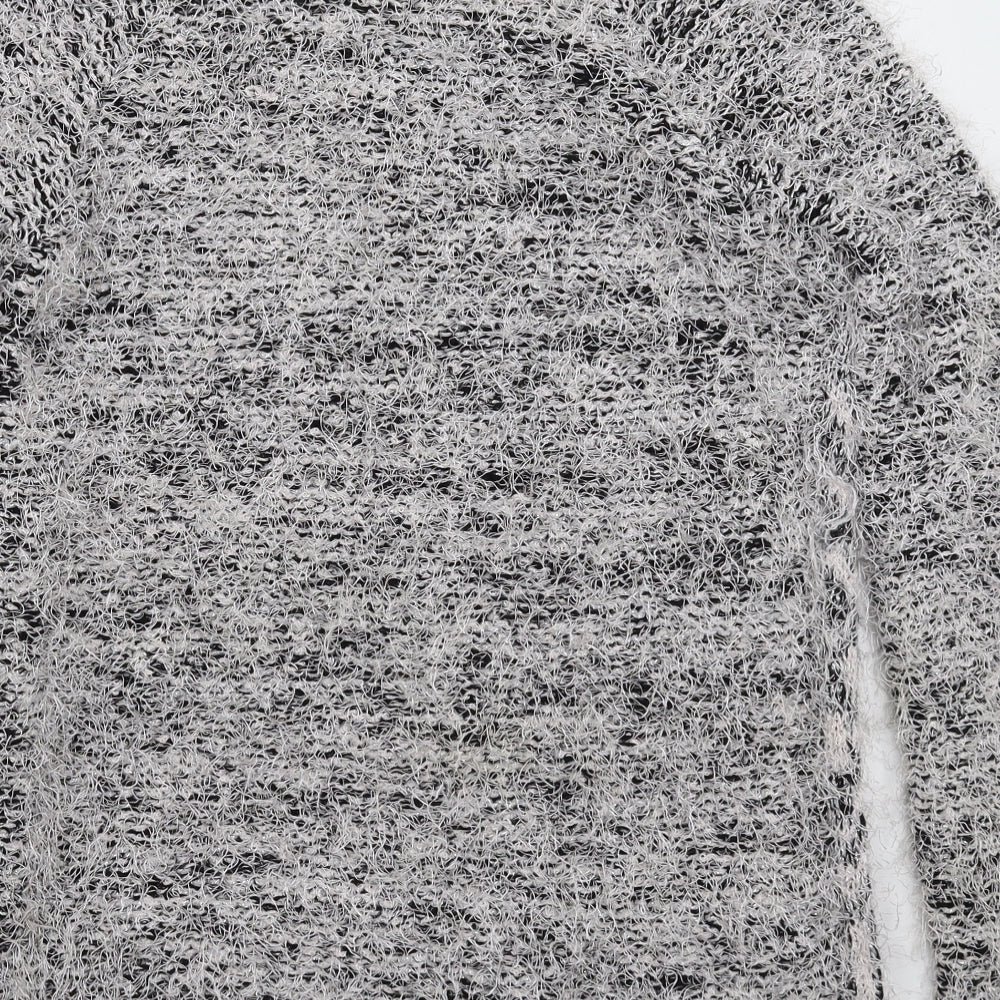 Womens UK Size 10 River Island Silver Pullover Jumper