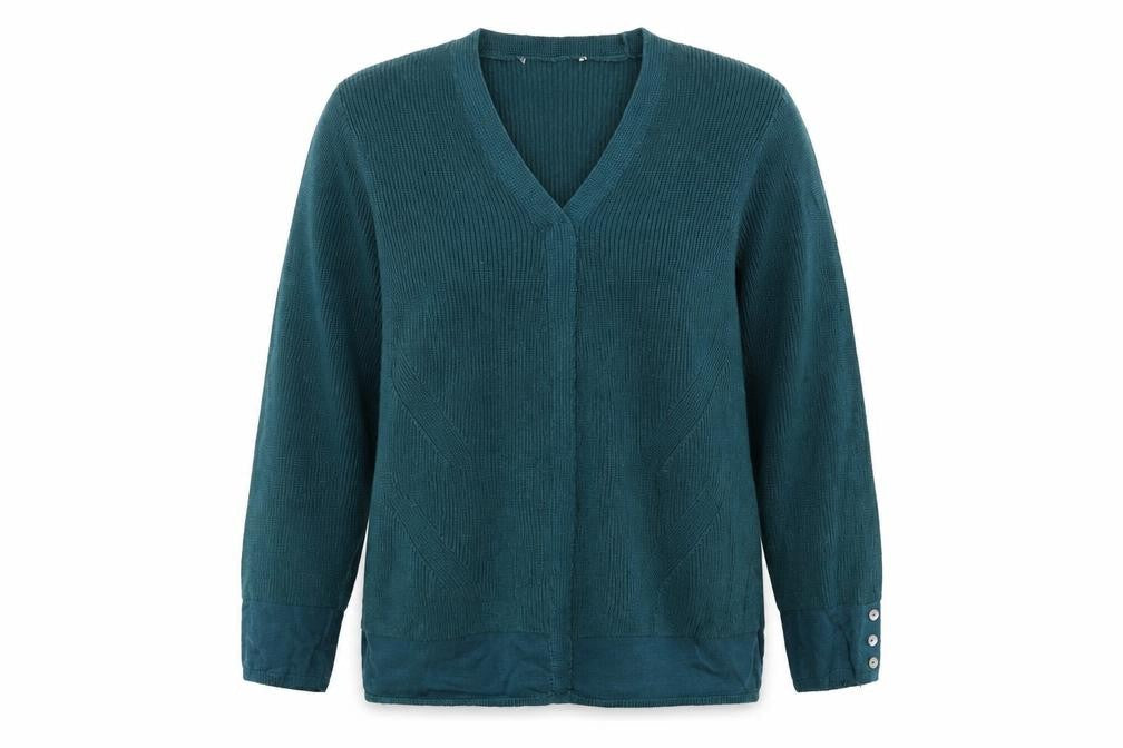 Womens UK Size 14 Marks and Spencer Green Pullover Jumper