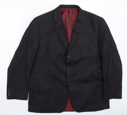 Mens UK Size 44 Marks and Spencer Regular Black Suit Jacket