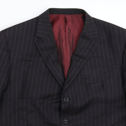 Mens UK Size 44 Marks and Spencer Regular Black Suit Jacket