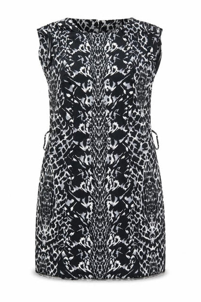 Be Beau Womens Grey Argyle/Diamond  Fit & Flare  Size 12