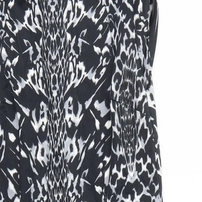 BE BEAU Womens Grey Argyle/Diamond  Fit & Flare  Size 12