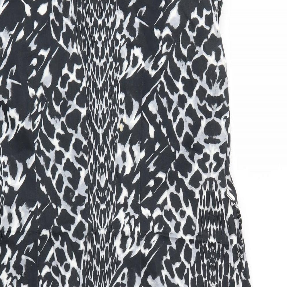 BE BEAU Womens Grey Argyle/Diamond  Fit & Flare  Size 12