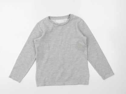 Preworn Boys Grey   Pullover Jumper Size 8 Years