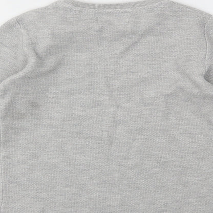 Preworn Boys Grey   Pullover Jumper Size 8 Years
