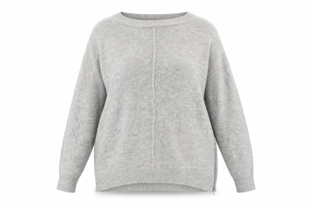Womens UK Size M Peacocks Grey Pullover Jumper