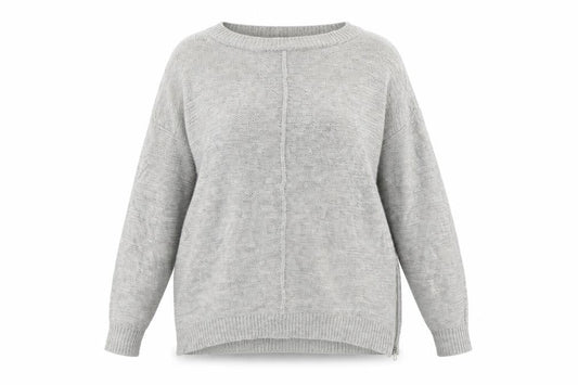 Womens UK Size M Peacocks Grey Pullover Jumper