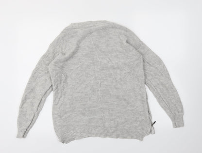 Womens UK Size M Peacocks Grey Pullover Jumper