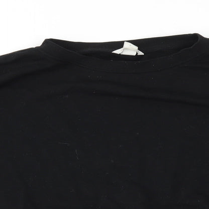 H&M Womens Black   Pullover Jumper Size M