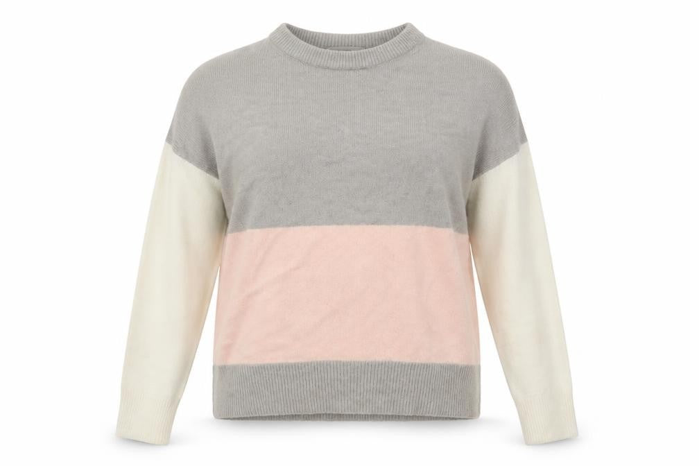 Womens UK Size 12 Nutmeg Multicoloured Pullover Jumper