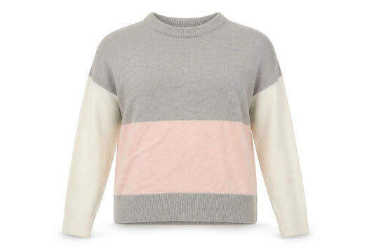 Womens UK Size 12 Nutmeg Multicoloured Pullover Jumper