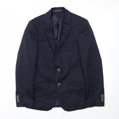 Mens UK Size 44 Preworn Regular Blue Suit Jacket