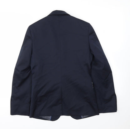 Mens UK Size 44 Preworn Regular Blue Suit Jacket