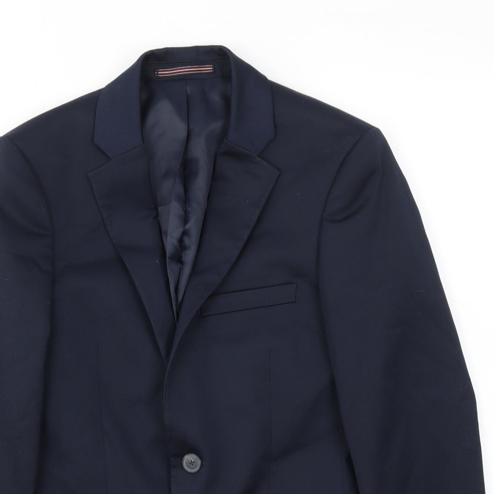 Mens UK Size 44 Preworn Regular Blue Suit Jacket