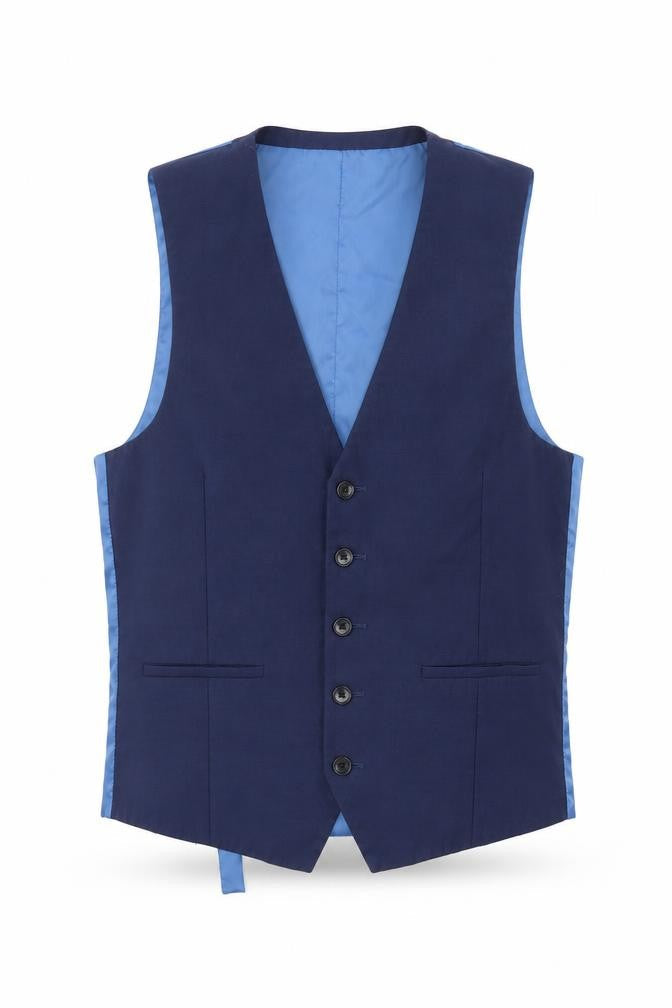 Mens UK Size 38 Preworn Regular Blue Suit Jacket