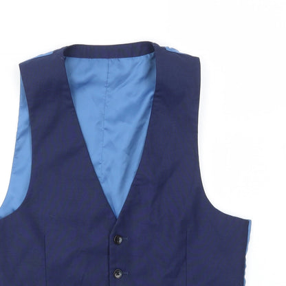 Mens UK Size 38 Preworn Regular Blue Suit Jacket