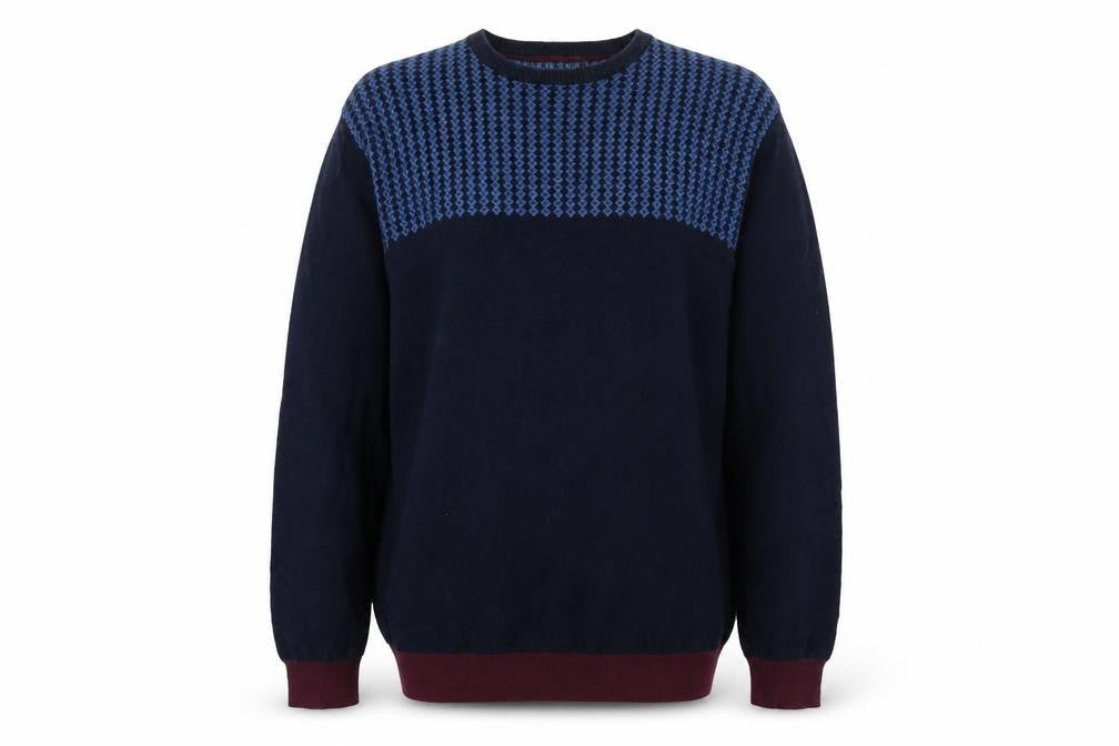 Mens UK Size M Matalan Blue Pullover Sweatshirt