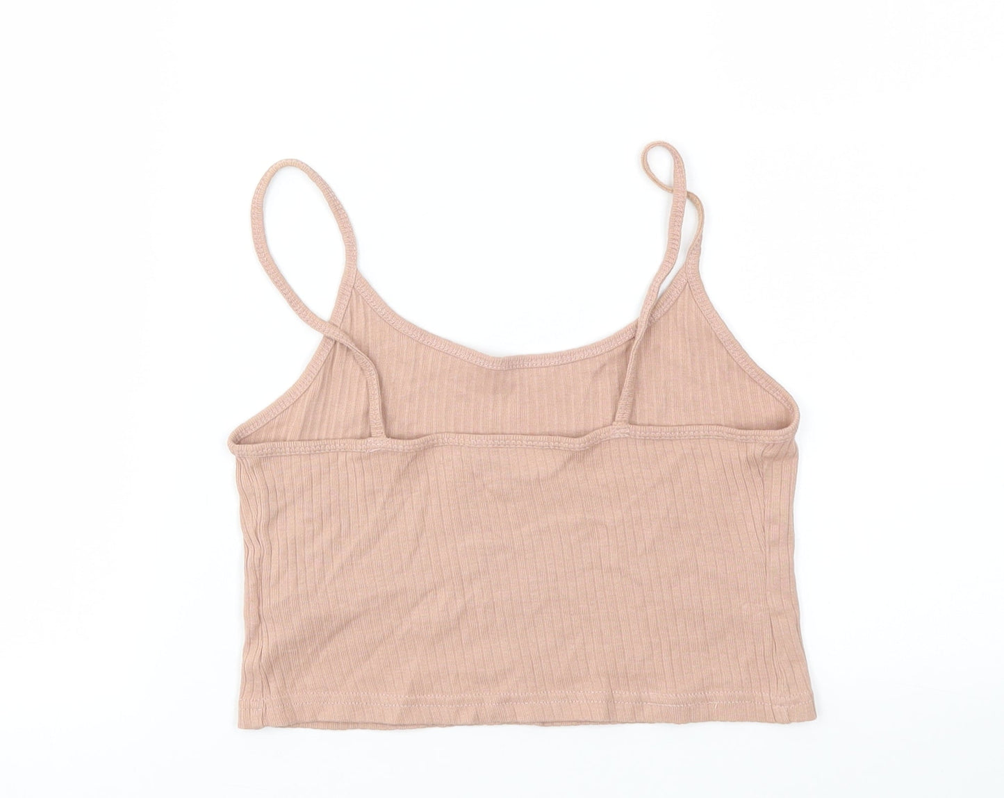 Womens UK Size 8 Topshop Pink Basic T-Shirt