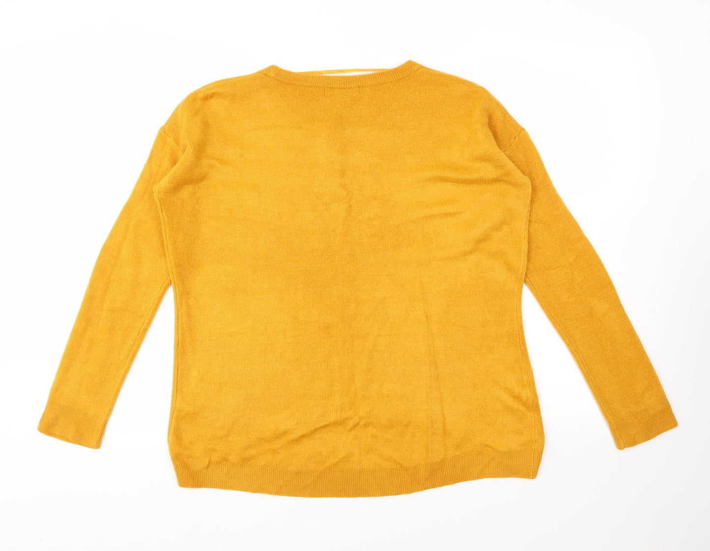 Primark Womens Yellow   Pullover Jumper Size 10