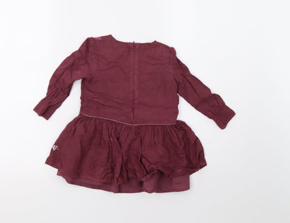 F&F Girls Purple   A-Line  Size 18-24 Months