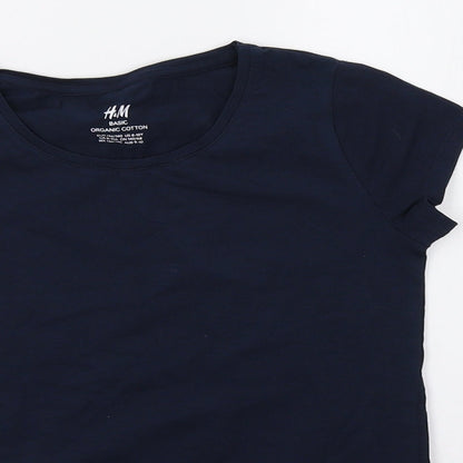 H&M Boys Blue   Basic T-Shirt Size 8 Years