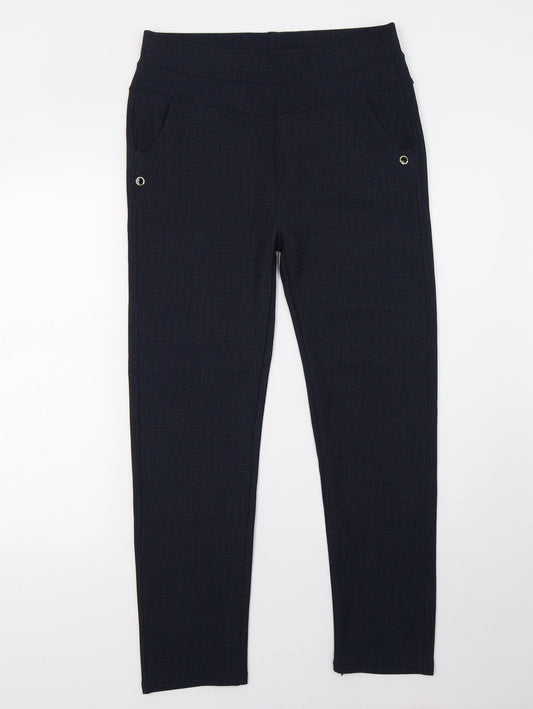 Womens UK Size 34 Preworn Regular Fit Jegging Blue Trousers