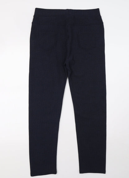 Womens UK Size 34 Preworn Regular Fit Jegging Blue Trousers