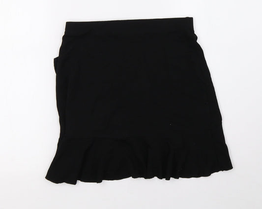 H&M Womens Black   A-Line Skirt Size S