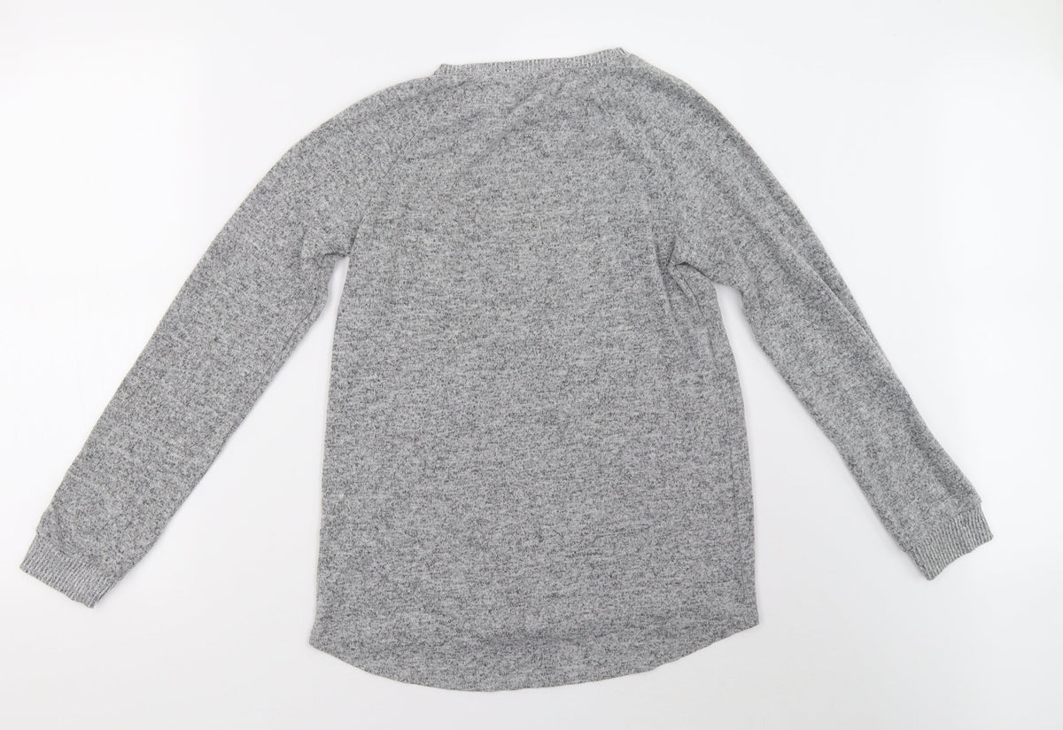 Primark Womens Grey    Pyjama Top Size 8