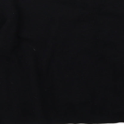 H&M Womens Black  Knit Pullover Sweatshirt Size S