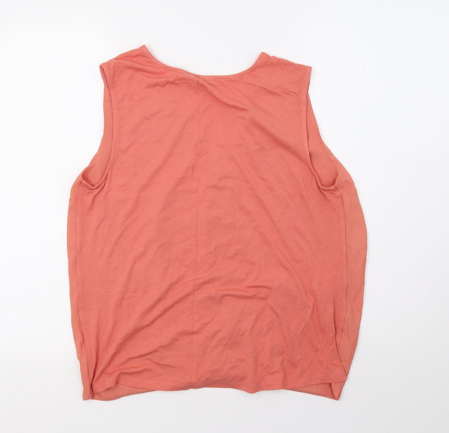 Womens UK Size 12 Select Orange Basic Tank