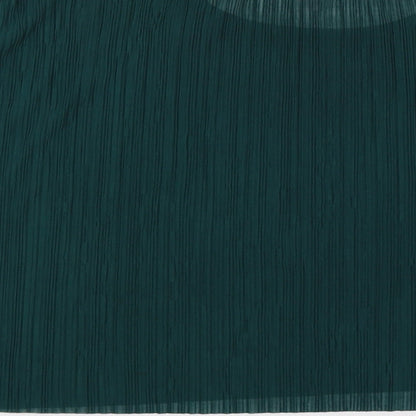 Monki Womens Green   Cropped T-Shirt Size S