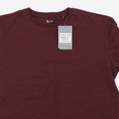 saisnburys Mens Red    T-Shirt Size S